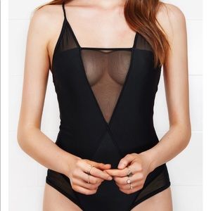 Cupshe Mesh One Piece Swimsuit NWT